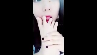Girls licking their own feet compilation